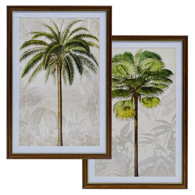 Whitsunday Palms Wall Art Set of 2